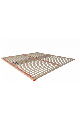 Lattenrost Birkenholz 160x200 cm höhenverstellbar mittelhart